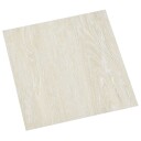  Gulvplanker 5,11 m² 55 pcs PVC Kremhvit