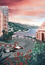 Monaco Circuit Poster Plakat / 21x30cm