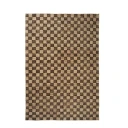 Ferm Living Håndvevd Ullteppe Check 200x300 cm Coffee