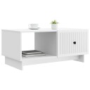  Kaffebord Hvit 90 x 50 x 40 cm Konstruert tre