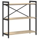  Bokhylle Sonoma eik 80 x 30 x 83 cm Konstruert tre