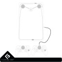 Floating Grip 0,5M LED USB-C Kabel Rød