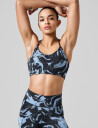 Casall Sleek Strappy Sports Bra - Blue - XS