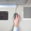Logitech M100 Kablet Optisk Mus med 3 Knapper - Svart