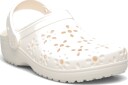 Crocs Classic Floral Cut Out Clog K   White   38/39