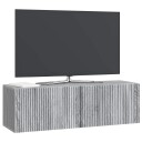  Vegghengt TV skap Grå sonoma 98 x 31 x 30 cm Konstruert tre