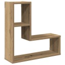  Vegghyller kube 2 stk artisan eik 50x15x50 cm konstruert tre 8721158439581