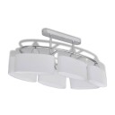 vidaXL Taklampe med ellipseformede glasskjermer 2 stk E14