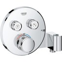 Grohe Grohtherm SmartControl termostat For innbygging, m/holder, 2 uttak, Krom