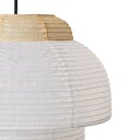 Made By Hand Papir Dobbelt Taklampe Ø40 cm Myk Gul