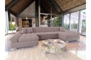 Dewitt Sofa Dobbeldivan 4 seter   Brun
