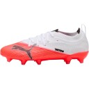 PUMA Ultra Nitro 7 Ultimate FG/AG Fotballsko Barn Hvit/Rød 34