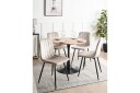Sett med 4 spisestuestoler Kalispell - Beige, svart