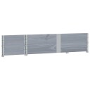  Pallekarmer 2 stk grå 150x50 cm heltre furu