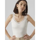 Vero Moda - Topp vmRosa SL Top Jrs - Hvit