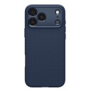 Spigen Liquid Air Mobildeksel til iPhone 17/18 Pro Max - Marineblå med TPU og Air Cushion Teknologi