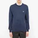 Fred Perry Herre Strikkevarer Blå S,