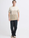 Blend Bhkeith Block S/S Tee Beige S