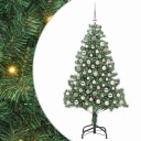  Juletre med 300 LED med stativ grønn 180 cm PVC