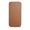 Icarer Icarer Ce Premium Leather Folio Case Iphone 14 Plus Leather Flip Case Magnetic Magsafe Brown (Wmi14220715-Bn)