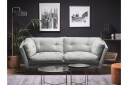 Lenvik 3 seters Sofa   Fløyel/Grå