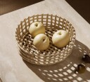 ferm LIVING Ceramic fflettet skål Cashmere