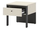 Navron Nattbord 40 cm - Beige/Svart