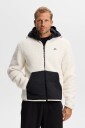 J. Lindeberg Varek Hybrid Zip Hood   Cream   XL