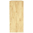 vidaXL Bokhylle 104x33x76 cm heltre furu