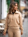 Twentyfour Mode Cozy Half-Zip Beige 40