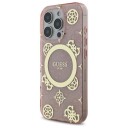 Guess MagSafe Etui iML Peony for iPhone 16 Pro - Rosa