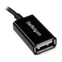 StarTech.com UUSBotg USB-kabel 0,127 M USB 2.0 Micro-USB B USB A, svart