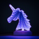 Unicorn Speil Lampe 19x15cm M/usb