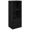 Bokhylle svart eik 31x24x77 cm konstruert tre