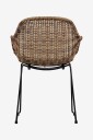 WOOOD   Willow Chair   sett med 2 stk.   Brun