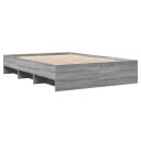  Sengeramme grå sonoma 140x190 cm konstruert tre 8721102856907