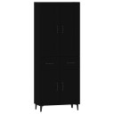 vidaXL Highboard svart konstruert tre