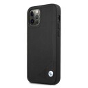 BMW Mobildeksel til iPhone 12 Pro Max Lærdeboss Svart