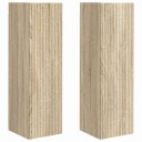  TV Veggskap 2 pcs Sonoma 30 x 31 x 100 cm Konstruert tre