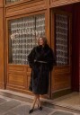 Bubbleroom Long Faux Fur Coat