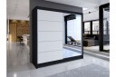 Talin Garderobe 58x180 cm - Svart/Hvit