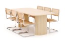 Scandinavian Choice Kopparbo Spisebord 200 cm med 6 stk Build Matstkolar Hvit