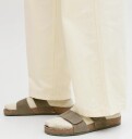 Jack & Jones Jfwmalta Suede Sandal   Khaki green   46
