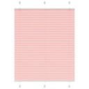  plisségardin Rosa 110x150 cm Stoff Bredde 109,4 Polyester