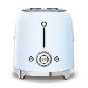 Smeg TSF01 2-Skivers Brødrister Pastellblå med Smulebrett