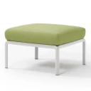 Nardi Komodo fotskammel White   Avocado Sunbrella