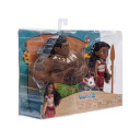 Disney Vaiana Maui & Vaiana 15cm Figurer Gavesett i Plast - 3 Deler