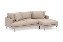 Menard 3 seters Høyrevendt L formet Divansofa i Stoff   Beige