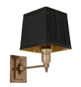 Vegglampe Lexington, messing svart