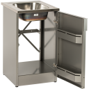 Nimo TB 500 T Vaskebenk titan, høyre, Vaskerom